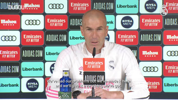 Zinedine Zidane: 'We're going to deliver our highest level to try and win LaLiga'